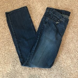 Men’s 34-34 Medium Wash Straight Jeans
